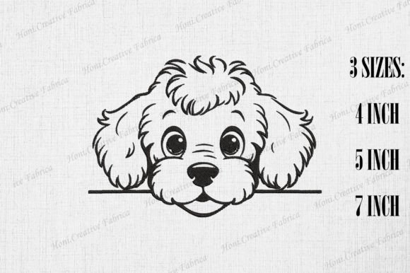 Cute Poodle Dog Peeking Wall: A Designer’s Review