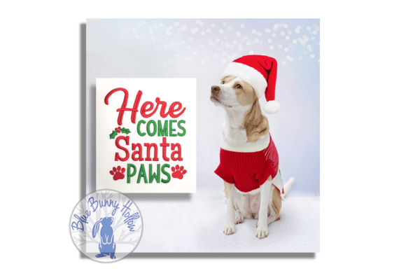 Here Comes Santa Paws: A Festive Embroidery Review