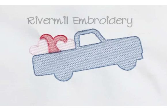 Review: Sketch Style Truck with Hearts Design