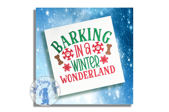 Reviewing Barking in a Winter Wonderland for Merch