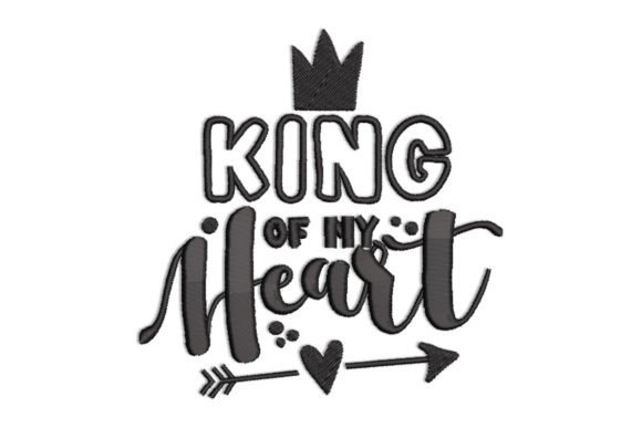Reviewing King of My Heart for Valentine Embroidery